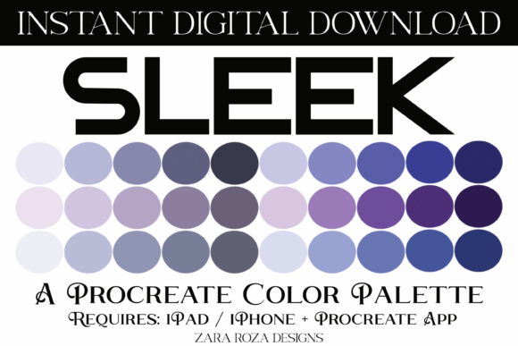 Download Sleek Procreate Color Palette - Procreate Collection