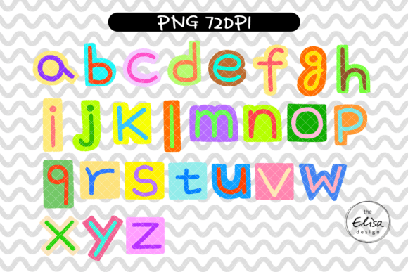 Download Colorful Alphabet Clipart2-Lowercase - Lowercase Collection