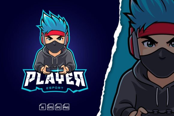 Download Ninja Pro Esport Gamer Logo - Game Collection