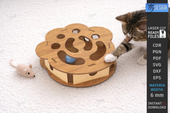 Download Cat Toy Maze Laser Cut | Pet Ball Games - Game Collection