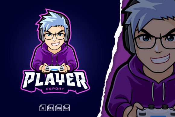 Download Gamer Boy Esport Mascot Logo - Game Collection